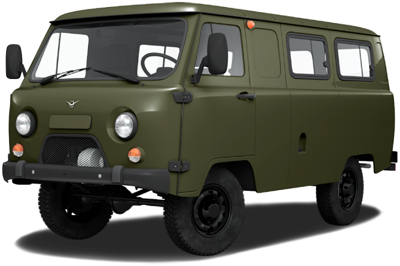 UAZ СГР Фургон Зеленый