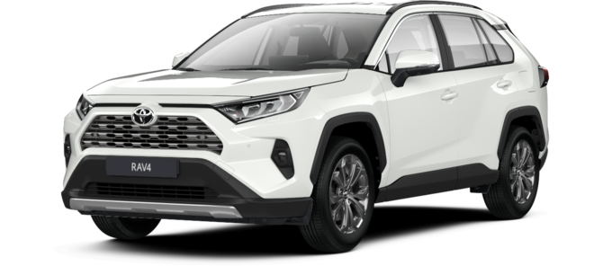 TOYOTA Rav4 Белый неметаллик